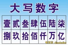 大寫數(shù)字一到十怎么寫？數(shù)字大寫怎么寫0到10及大寫的一到十