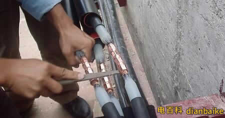 壓接端子并打磨